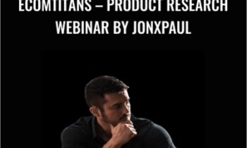 Ecomtitans - Product Research Webinar by Jonxpaul - Jonathan Smith