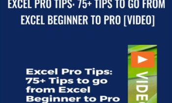 Excel Pro Tips: 75+ Tips to go from Excel Beginner to Pro [Video] - Chris Dutton