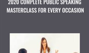 2020 Complete Public Speaking Masterclass For Every Occasion - TJ Walker