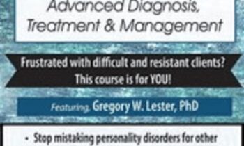3-Day-Personality Disorders Certificate Course-Advanced Diagnosis