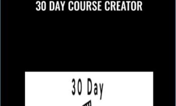 30 day course creator - Paul Xavier