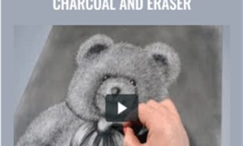 Draw a Cuddly Teddy Bear using Charcoal and Eraser - Cindy Wider