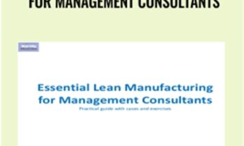 Essential Lean Manufacturing for Management Consultants - Asen Gyczew