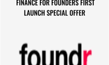 Finance for Founders First Launch Special Offer - Foundr