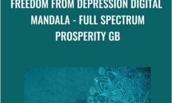 Freedom From Depression Digital Mandala - Full Spectrum Prosperity GB