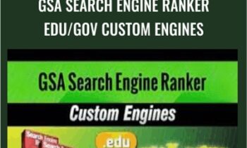 GSA Search Engine Ranker EDU/GOV Custom Engines - Anonymously