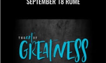The Art of Greatness -September 18 Rome - Gary Douglas