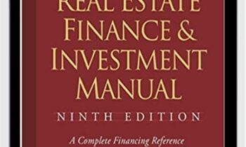 Real State Finance and Investment Manul (9th Ed.) - Jack Cummings