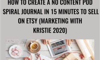 How To Create A No Content POD Spiral Journal in 15 Minutes To Sell On Etsy - Kristie Chiles