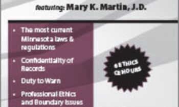 Legal and Ethical Issues in Behavioral Health in Minnesota - Mary K. Martin
