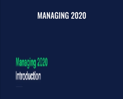 Managing 2020 - Johnathan and Melissa Nightingale - WSO.lib Managing 2020 - Johnathan and Melissa Nightingale