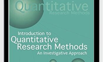 Introduction To Quantitative Researh Methods - Mark Balnaves