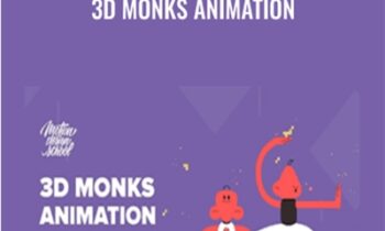 3D Monks Animation - Max Kravchenko