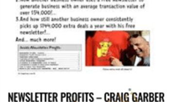 Newsletter Profits - Craig Garber