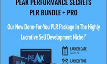 Peak Performance Secrets PLR Bundle + PRO - Chad Eljisr and James W. Brown