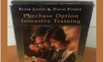 Purchase Option Intensive Training - Peter Conti and David Finkel