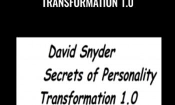Secrets of Personality Transformation 1.0 - David Snyder