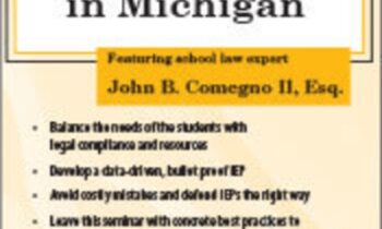 Special Education Law in Michigan - John B. Comegno II