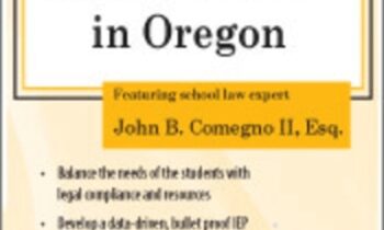 Special Education Law in Oregon - John B. Comegno II