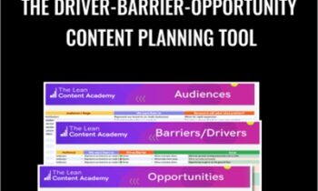 The Driver-Barrier-Opportunity Content Planning Tool - Lean Content Academy