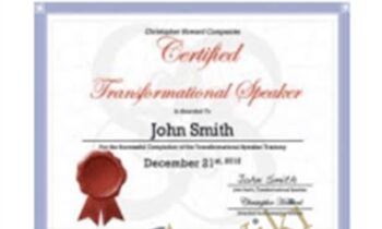 Transformational Speaker Certification - Chris Howard