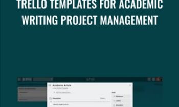Trello Templates for Academic Writing Project Management - Cathy Mazak