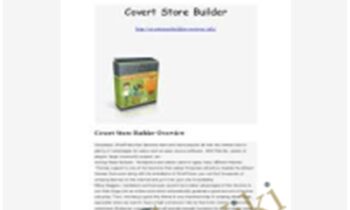 WP Covert Store Builder - Soren Jordansen
