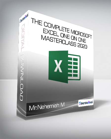 Mr.Nehemiah M - The Complete Microsoft Excel One On One Masterclass 2020 - WSO.lib Mr.Nehemiah M - The Complete Microsoft Excel One On One Masterclass 2020