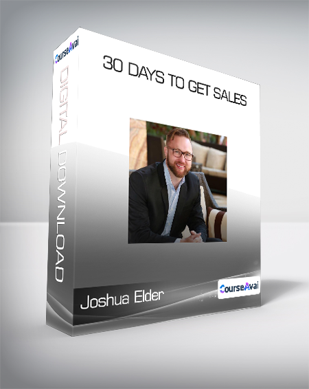 Joshua Elder - 30 Days To Get Sales - WSO.lib Joshua Elder - 30 Days To Get Sales