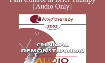 [Audio Only] BT03 Clinical Demonstration 12 - Pain Control in Brief Therapy - Stephen Lankton