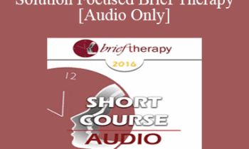 [Audio] BT16 Short Course 19 - Solution Focused Brief Therapy: Mastering the Language in Session - Elliott Connie