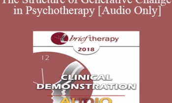 [Audio] BT18 Clinical Demonstration 03 - The Structure of Generative Change in Psychotherapy - Stephen Gilligan