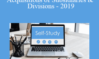 [Audio] The Missouribar - Buying Part of a Business: Acquisitions of Subsidiaries & Divisions - 2019