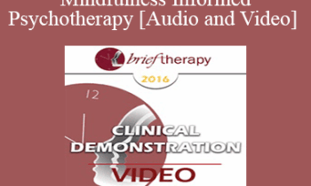 BT16 Clinical Demonstration 10 - Mindfulness Informed Psychotherapy - Ron Siegel