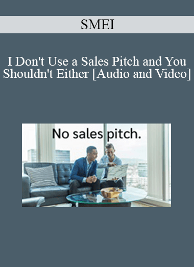 Mark Thacker - I Don't Use a Sales Pitch and You Shouldn't Either - WSO.lib Mark Thacker - I Don't Use a Sales Pitch and You Shouldn't Either