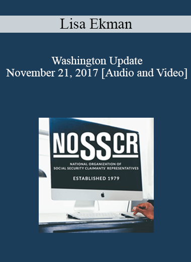 Lisa Ekman - Washington Update: November 21, 2017 - WSO.lib Lisa Ekman - Washington Update: November 21