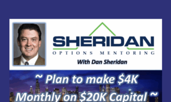 A PLAN TO MAKE $4K MONTHLY ON $20K - Dan Sheridan