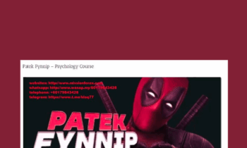 Psychology Course - Patek Fynnip