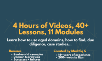 The Aged Domains Course - Mushfiq S