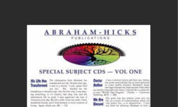 Special Subjects Volume 1+2 - Abraham Hicks - $39
