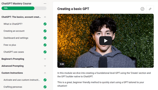 ChatGTP Mastery Course By Drake Surach - WSO.lib
