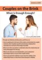 Couples on the Brink -When Is Enough Enough – Terry Real