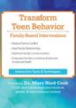 Transform Teen Behavior -Family-Based Interventions – Mary Nord Cook