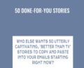 50 Done-for-You Stories – Bill Mueller