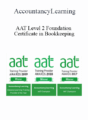 AccountancyLearning – AAT Level 2 Foundation Certificate in Bookkeeping
