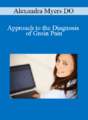 Alexandra Myers DO – Approach to the Diagnosis of Groin Pain