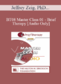 [Audio Only] BT08 Master Class 01 – Brief Therapy: Experiential Approaches Combining Gestalt and Hypnosis (I) – Jeffrey Zeig, PhD, Erving Polster, PhD