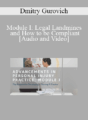 Dmitry Gurovich – Module I: Legal Landmines and How to be Compliant