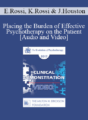 EP17 Clinical Demonstration with Discussant 08 – Placing the Burden of Effective Psychotherapy on the Patient – Ernest Rossi, PhD, Kathryn Rossi, PhD and Jean Houston, PhD