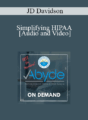 JD Davidson – Simplifying HIPAA